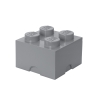 Contenedor cuadrado apilable LEGO Brick 4 botones Venta