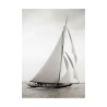 Cuadro impresión en lienzo barco de vela vintage en blanco y negro Britannia Oferta
