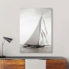 Cuadro impresión en lienzo barco de vela vintage en blanco y negro Britannia Venta