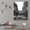 Cuadro fotográfico impresión en lienzo blanco y negro Boulevard en Hollywood Venta