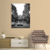 Cuadro fotográfico impresión en lienzo blanco y negro Boulevard en Hollywood Rebajas