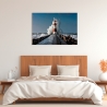 Cuadro fotográfico impreso en lienzo Faro en el Mar Mediterráneo Rebajas
