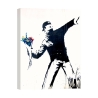 Cuadro en lienzo arte urbano moderno Mensaje de Paz Banksy Promoción