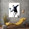 Cuadro en lienzo arte urbano moderno Mensaje de Paz Banksy Venta