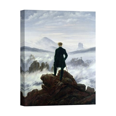 Cuadro impreso en lienzo Viandante sul mare di nebbia de Caspar David Friedrich Promoción
