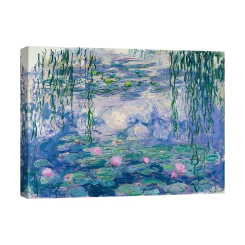 Cuadro impresión impresionista en lienzo canvas Waterlilies Claude Monet Promoción