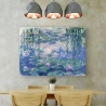 Cuadro impresión impresionista en lienzo canvas Waterlilies Claude Monet Rebajas