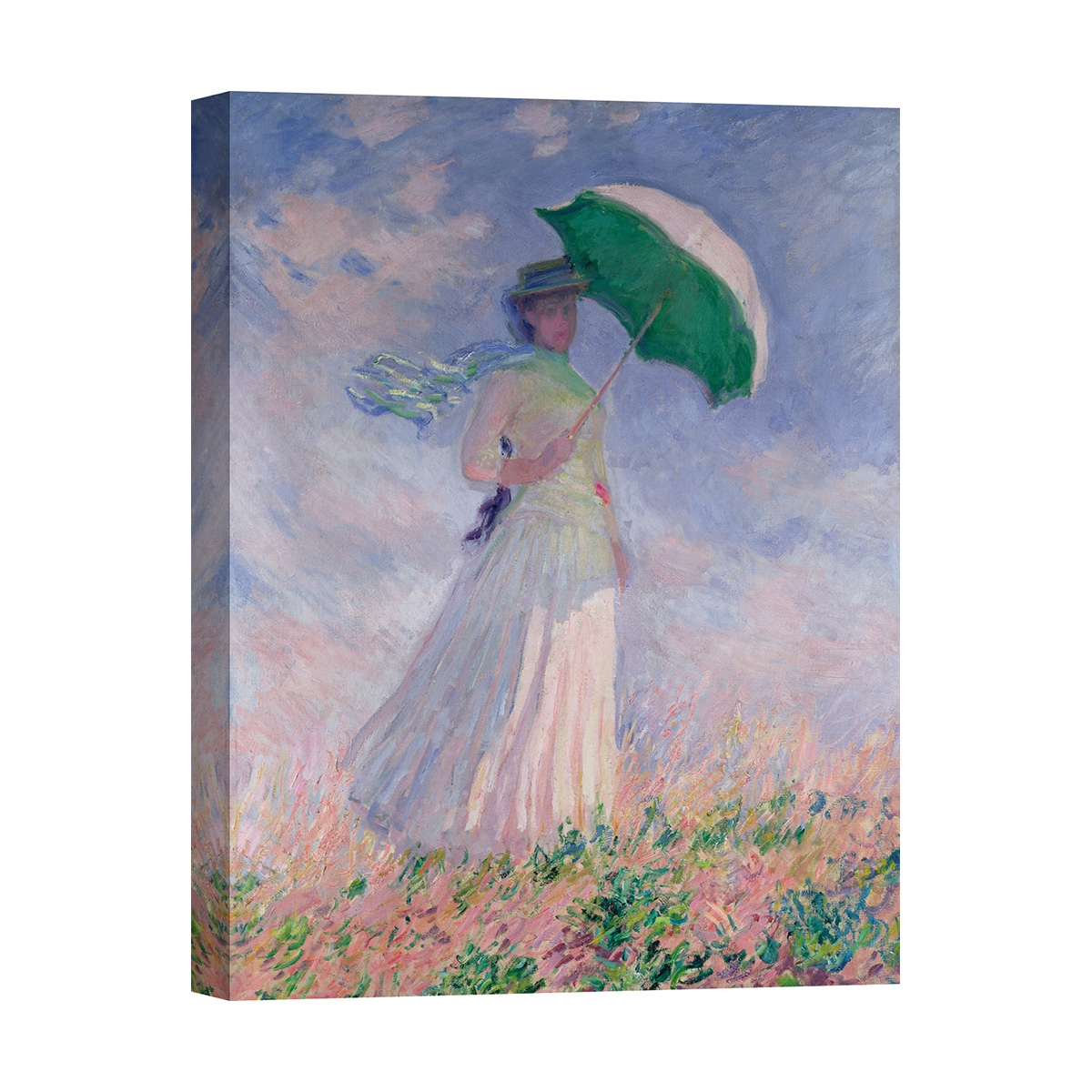 Cuadro impresión en lienzo canvas Mujer con sombrilla Claude Monet Promoción Cuadro impresión en lienzo canvas Mujer con sombrilla Claude Monet Promoción
