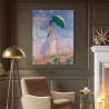 Cuadro impresión en lienzo canvas Mujer con sombrilla Claude Monet Venta