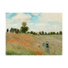 Impresión en lienzo cuadro impresionista Campo con amapolas de Claude Monet Oferta