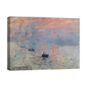 Cuadro impreso sobre lienzo Impression au soleil levant de Claude Monet Promoción