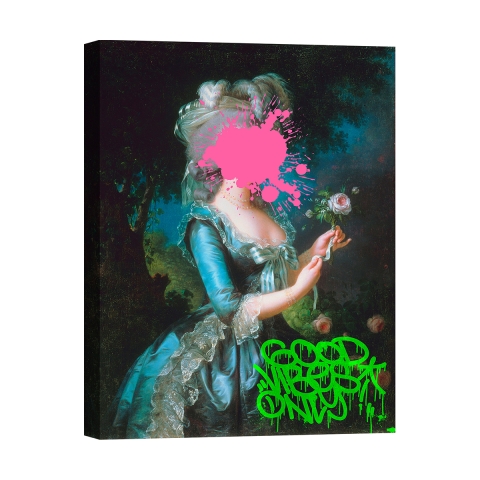 Impresión en lienzo cuadro pop street art Marie Antoinette de Eric Chestier Promoción