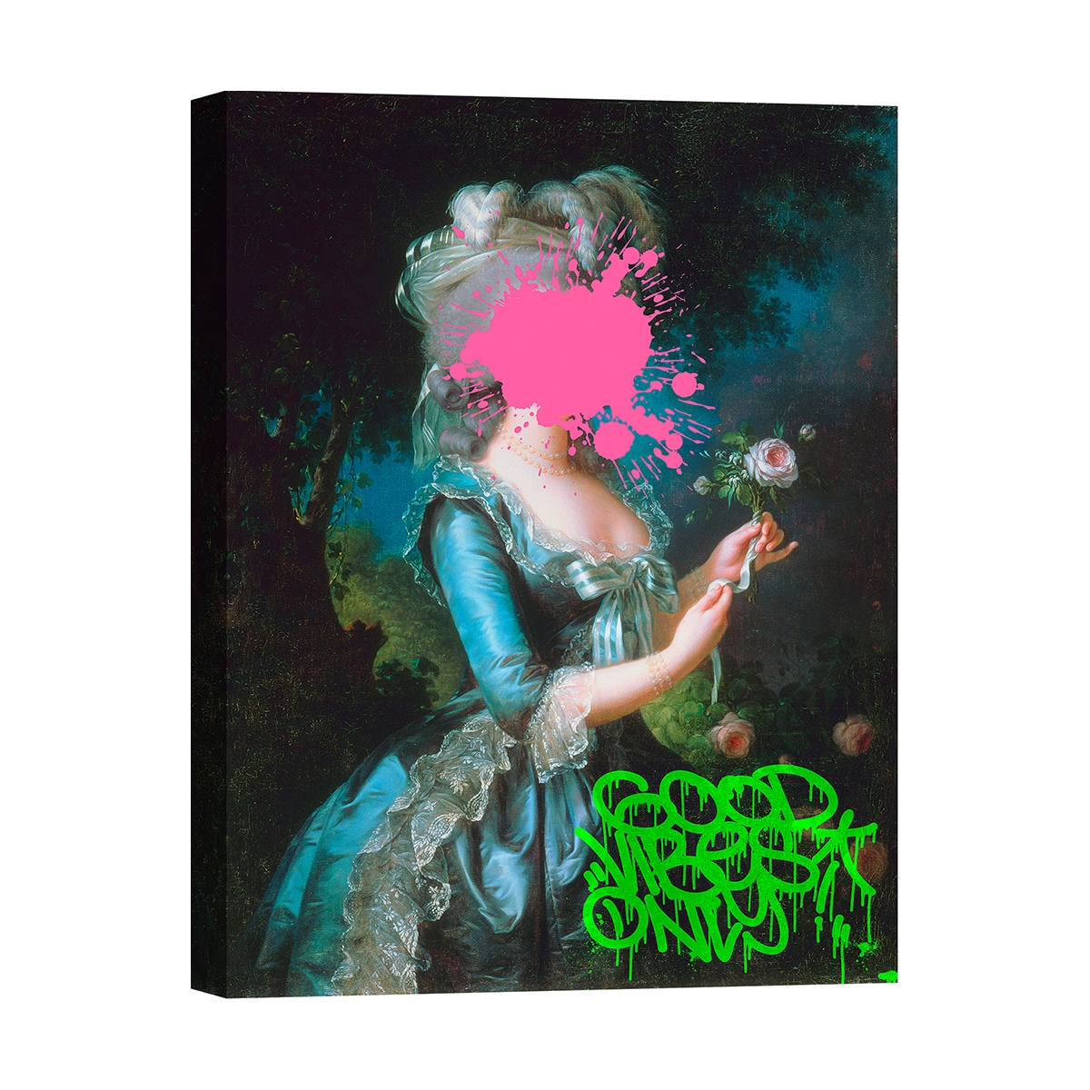 Impresión en lienzo cuadro pop street art Marie Antoinette de Eric Chestier