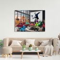 Cuadro moderno impresión pop art sobre lienzo Surrealofts Firenze Gerard Madau Venta