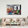 Cuadro moderno impresión pop art sobre lienzo Surrealofts Firenze Gerard Madau Venta
