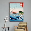 Impresión en lienzo paisaje de montaña y mar Monte Fuji Hokusai Kanagawa Venta
