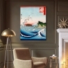 Impresión en lienzo paisaje de montaña y mar Monte Fuji Hokusai Kanagawa Rebajas