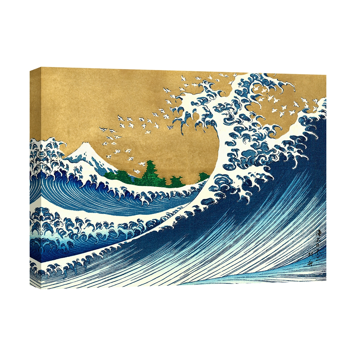 Cuadro impreso en lienzo La grande onda de Kanagawa Hokusai Promoción Cuadro impreso en lienzo La grande onda de Kanagawa Hokusai Promoción