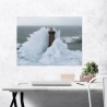 Impresión en lienzo faraglione bajo tormenta Phare de Kéréon Jean Guichard Venta