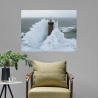 Impresión en lienzo faraglione bajo tormenta Phare de Kéréon Jean Guichard Rebajas