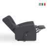 Sillón reclinable en tela 2 motores con ruedas y elevador Trilly Oferta
