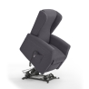 Sillón reclinable en tela 2 motores con ruedas y elevador Trilly Venta