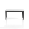 Mesa de comedor extensible moderna 90x160-400 efecto mármol Harper Rebajas