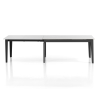Mesa de comedor extensible moderna 90x160-400 efecto mármol Harper Catálogo