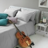 Juego de cama matrimonial de algodón con sábanas y 2 fundas Toronto Venta