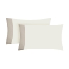 Juego de ropa de cama para cama de matrimonio con sábanas y fundas de almohada en algodón satén Heritage Compra