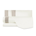 Juego de ropa de cama para cama de matrimonio con sábanas y fundas de almohada en algodón satén Heritage Coste