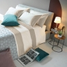 Juego de ropa de cama para cama de matrimonio con sábanas y fundas de almohada en algodón satén Heritage Venta