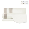 Juego de ropa de cama para cama de matrimonio con sábanas y fundas de almohada en algodón satén Heritage Promoción