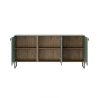 Aparador para salón y cocina de 3 puertas 184x40x90cm diseño contemporáneo Madrid Rebajas