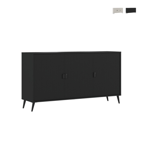 Aparador moderno 3 puertas batientes 153x88x49cm Danielle Promoción