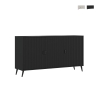 Aparador moderno 3 puertas batientes 153x88x49cm Danielle Promoción