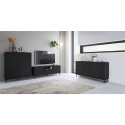 Aparador moderno 3 puertas batientes 153x88x49cm Danielle Oferta