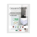 Sábana ajustable para cama matrimonial 160x200 cm algodón blanco Toronto Descueto