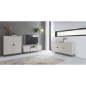 Aparador alto moderno 2 puertas para sala de estar cocina Danielle Oferta