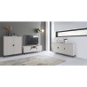 Aparador alto moderno 2 puertas para sala de estar cocina Danielle Oferta