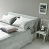 Juego de cama matrimonial con sábanas y fundas de almohada de satén Argentario 