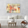 Cuadro abstracto moderno en lienzo canvas Colori riflessi Lucas Rebajas