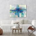 Cuadro sobre lienzo con impresión abstracta "Di sera sul mare" Lucas Rebajas