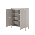 Aparador alto de diseño con armario de 3 puertas para sala de estar o entrada Kergi Catálogo