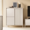 Aparador alto de diseño con armario de 3 puertas para sala de estar o entrada Kergi Venta