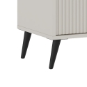 Mueble bajo para TV de salón con 2 puertas y cajón 153x40x61 Danielle Descueto