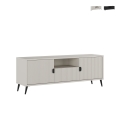 Mueble bajo para TV de salón con 2 puertas y cajón 153x40x61 Danielle Promoción