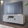 Mueble bajo para TV de salón con 2 puertas y cajón 153x40x61 Danielle Venta