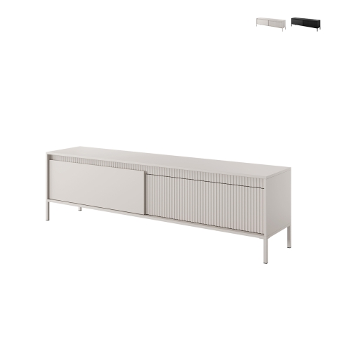 Mueble bajo para TV de salón diseño moderno 2 puertas Kergi Promoción