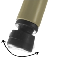 Juego de 4 sillas modernas de tela para comedor y cocina Rann Gold 